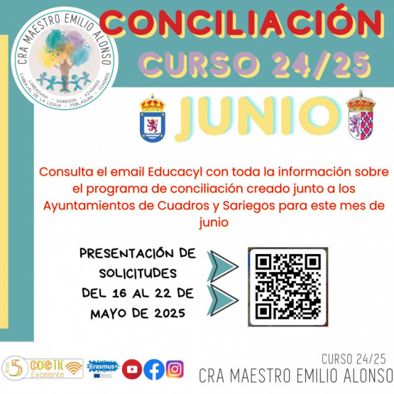 Conciliación Escolar en Junio: El CRA Maestro Emilio Alonso Apoya a las Familias de Cuadros y Sariegos