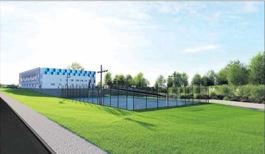 Cuadros apuesta fuerte: inversión histórica para transformar el deporte local. Así será el nuevo pabellón.