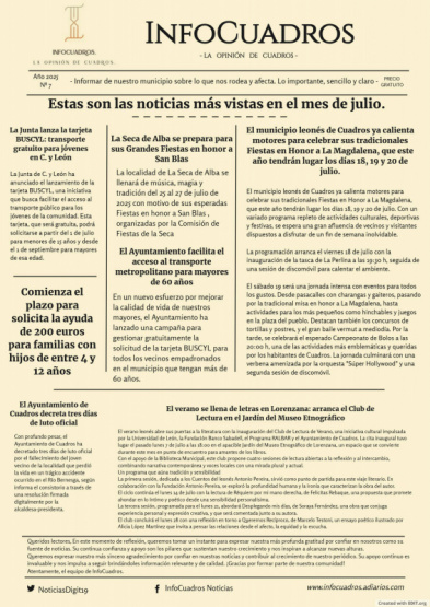 Estas son las noticias más destacadas del mes de julio