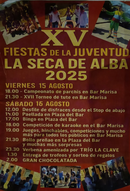 La Seca de Alba celebra sus XV Fiestas de la Juventud con un programa repleto de actividades