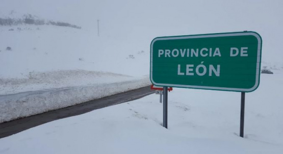 C. y León activa la alerta por fuertes nevadas en León y tres provincias más.