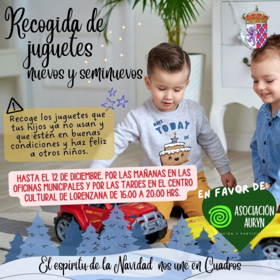 Cuadros impulsa una campaña solidaria de recogida de juguetes nuevos y seminuevos hasta el 12 de diciembre