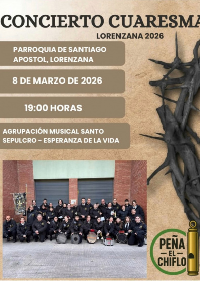 Lorenzana acoge este domingo un concierto de Cuaresma en la parroquia de Santiago Apóstol