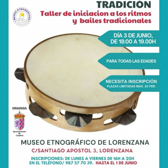 Cuadros impulsa la tradición con un taller de ritmos y bailes tradicionales en Lorenzana